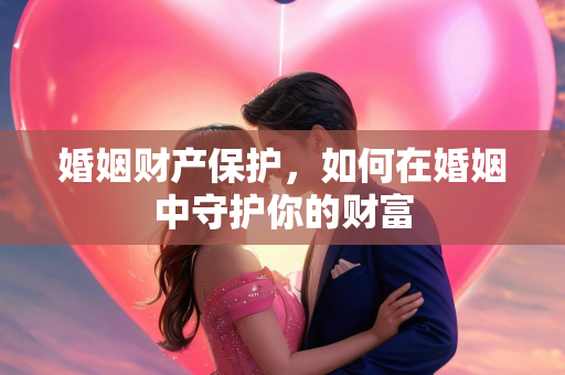 婚姻财产保护，如何在婚姻中守护你的财富