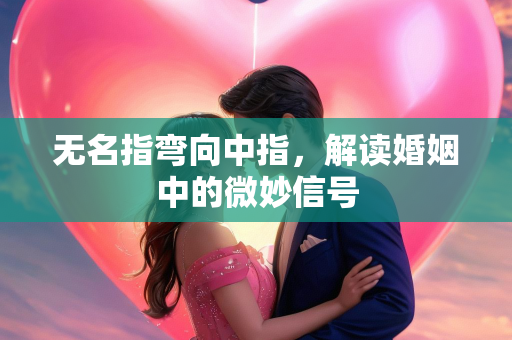 无名指弯向中指，解读婚姻中的微妙信号