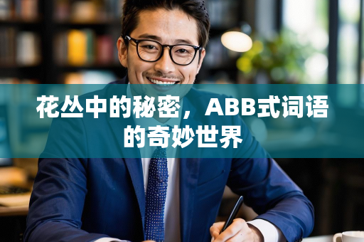 花丛中的秘密，ABB式词语的奇妙世界