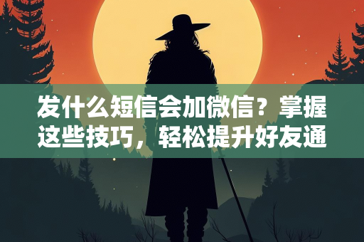 发什么短信会加微信？掌握这些技巧，轻松提升好友通过率