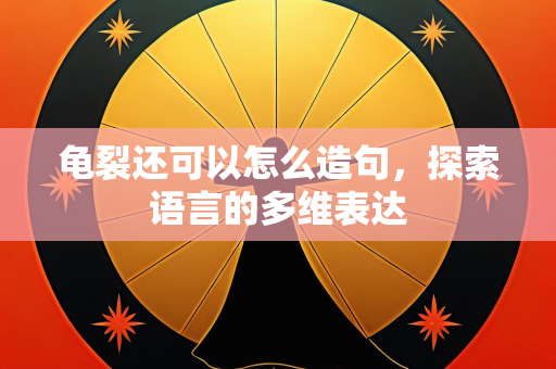 龟裂还可以怎么造句，探索语言的多维表达