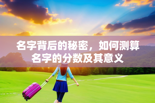 名字背后的秘密，如何测算名字的分数及其意义