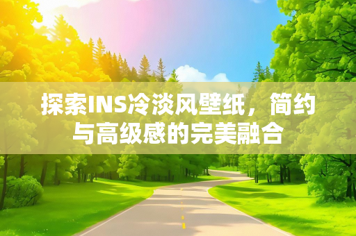 探索INS冷淡风壁纸，简约与高级感的完美融合