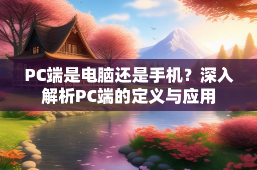 PC端是电脑还是手机？深入解析PC端的定义与应用