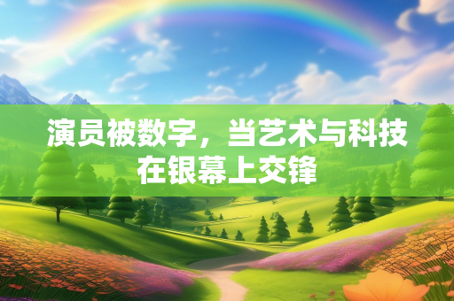 演员被数字，当艺术与科技在银幕上交锋