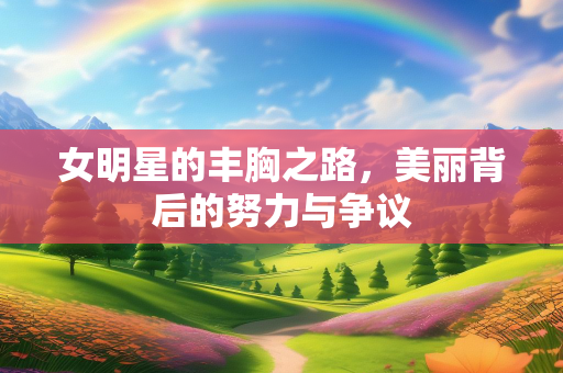 女明星的丰胸之路，美丽背后的努力与争议