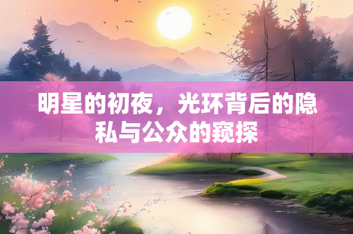 明星的初夜，光环背后的隐私与公众的窥探