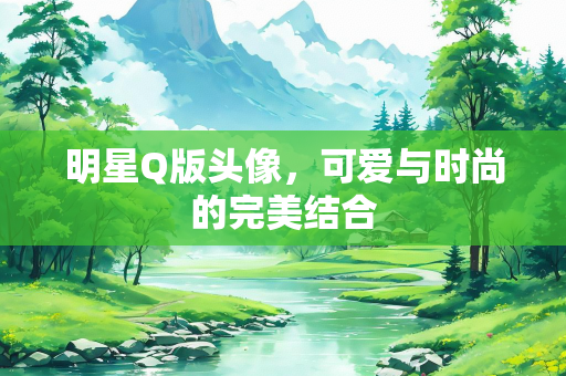 明星Q版头像，可爱与时尚的完美结合