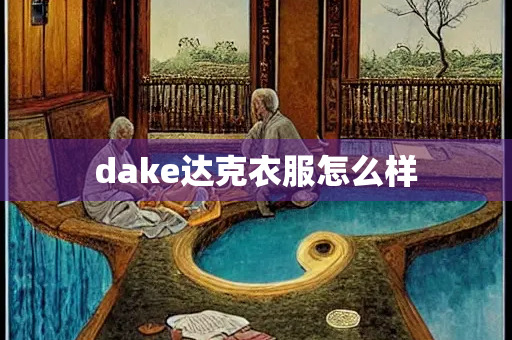 dake达克衣服怎么样