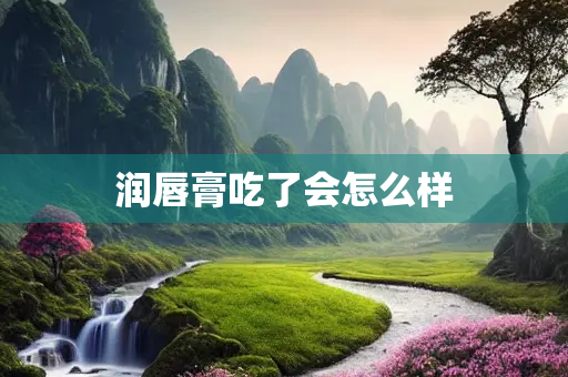 润唇膏吃了会怎么样